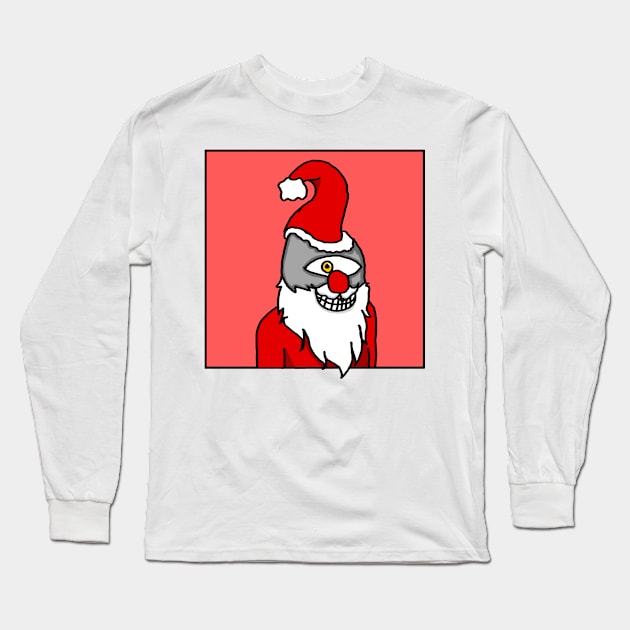 Christmas cyclop Long Sleeve T-Shirt by Damsos_store